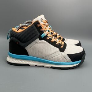 Bogs Sandstone CT Sneaker Womens 6.5 Gray Orange Lace Up Ankle Boots Shoes